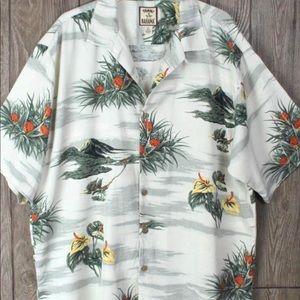 Tommy Bahama Hawaiian silk shirt large